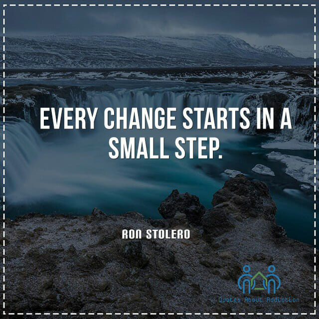 Every change starts in a small step.